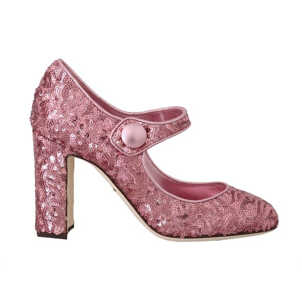 dolce and gabbana sparkly shoes pink