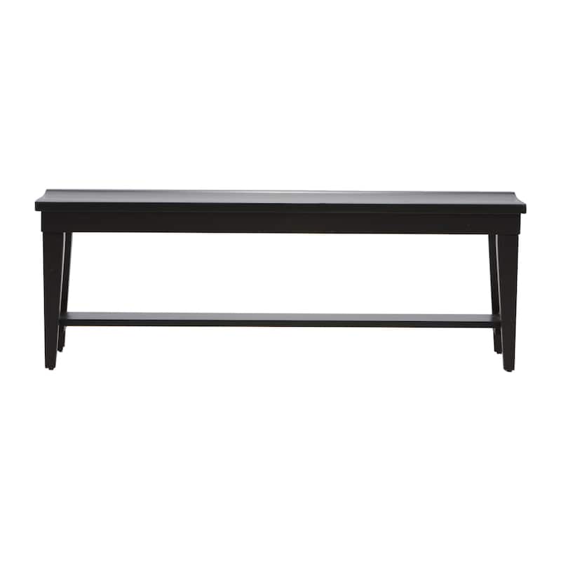 The Gray Barn Hearthstone Ridge Tobacco & Black 6 Piece Rectangular Table Set