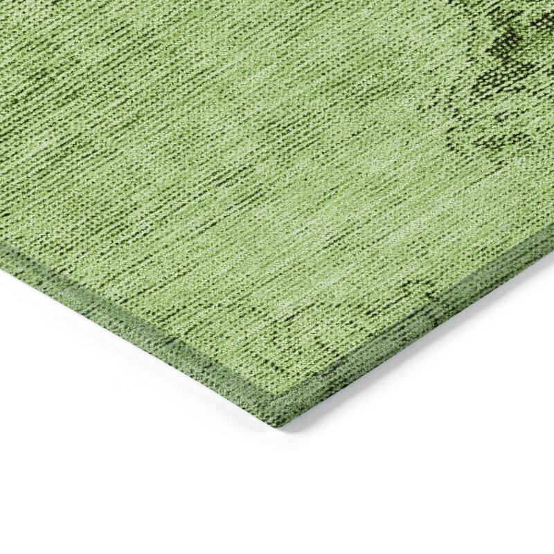 HomeRoots Oriental Traditional Rectangle Outdoor Rug