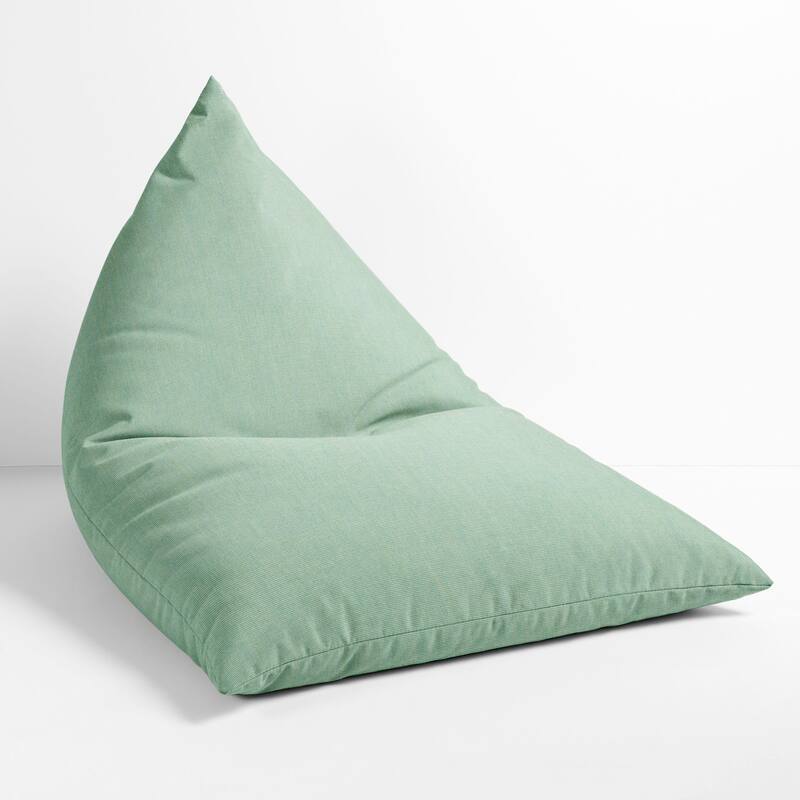 Sorra Home Sunbrella Outdoor Bean Lounger - 54 in W x 38 in W x 21 in H