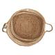 LR Home Montego Striped Natural Jute 17-inch Storage Basket - 17" x 17" x 17"