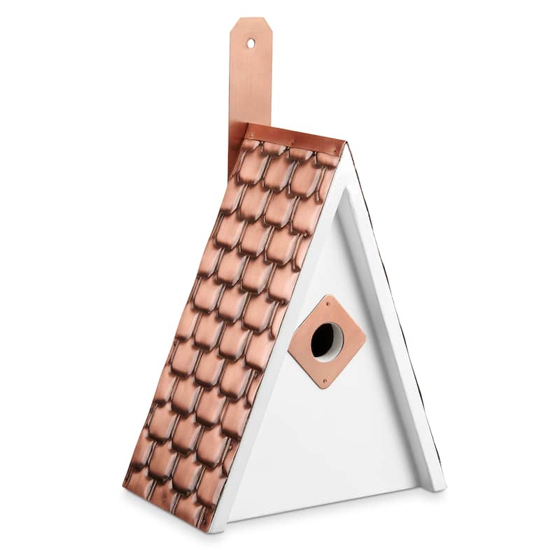Swiss Chalet Bird House - Pure Copper Roof By Good Directions