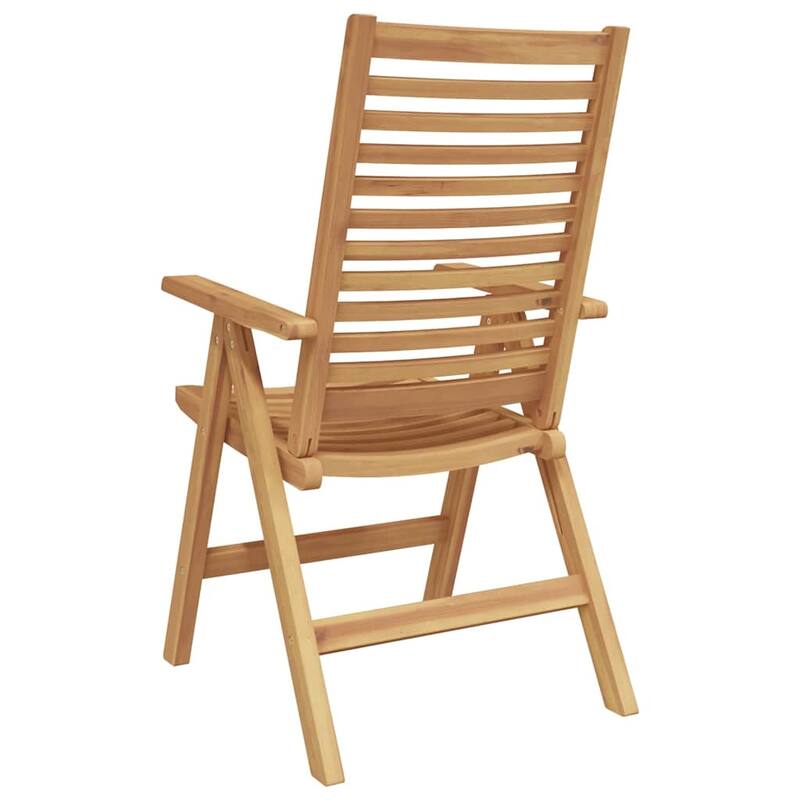 vidaXL Garden Chair Brown 52 x 64.5 x 108 cm Solid teak wood - 20.5 x 25.4 x 42.5 in