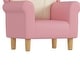 preview thumbnail 8 of 10, Upholstered Kids Sofa, Princess Armchair for Children, Petal Shape Toddler Sofa Chair for Playroom, Children's Bedroom