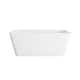 Option Glossy White with Polished White Trim
