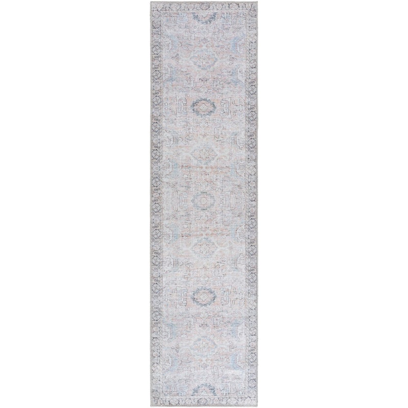 Livabliss Kemer Traditional Medallion Indoor/Outdoor Area Rug