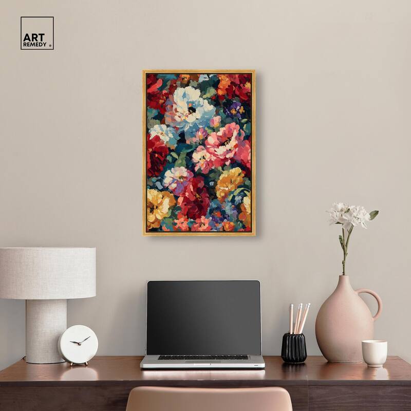 Garden Tapestries I Canvas by Art Remedy