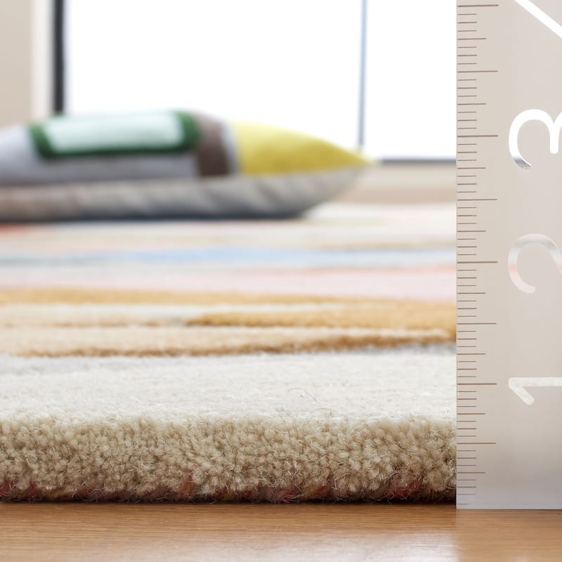 SAFAVIEH Handmade Rodeo Drive Hyrije Mid-Century Modern Wool Rug