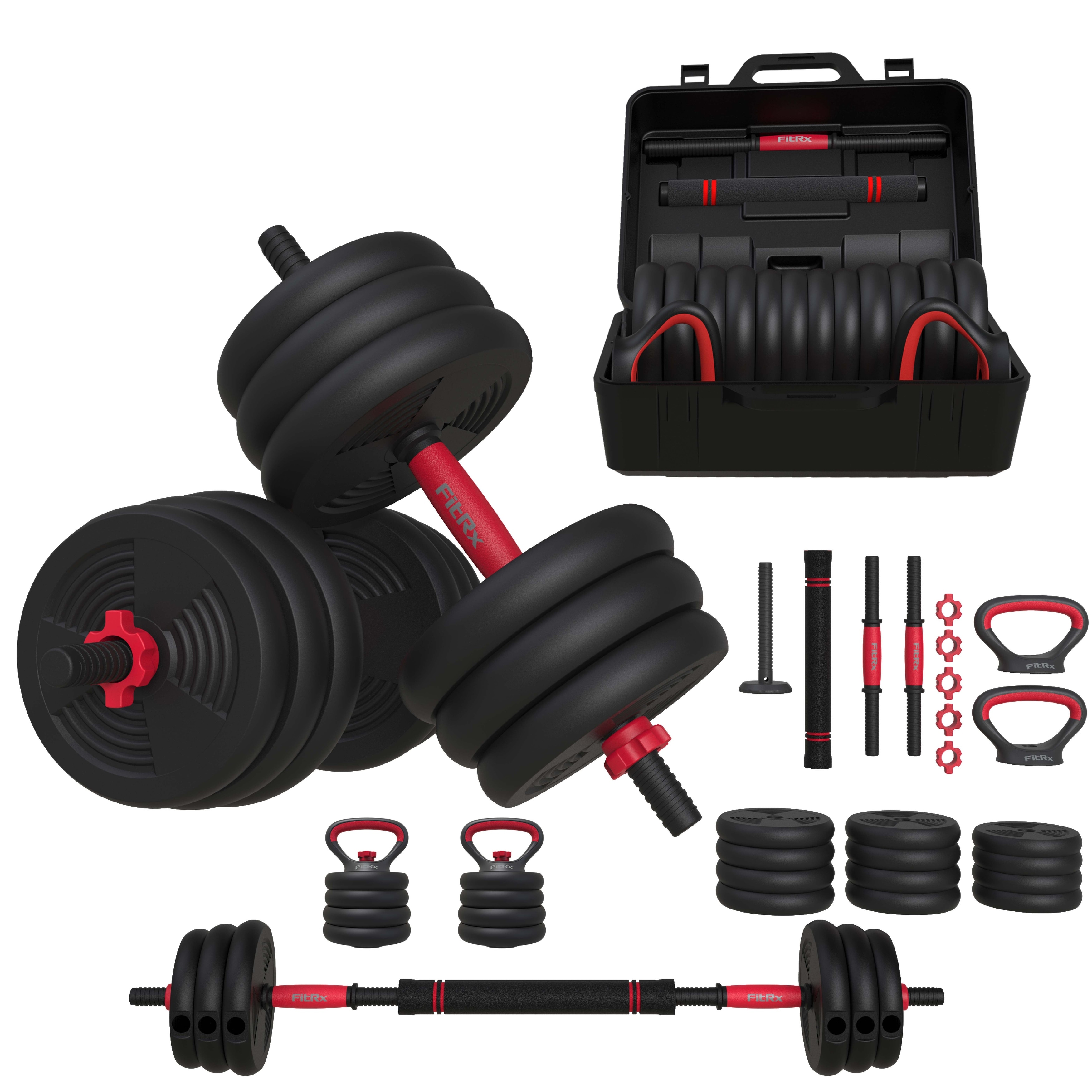 SmartBell Gym 60lb 4 in 1 Portable Interchangeable Dumbbell