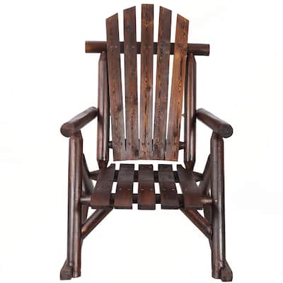 Durable Wooden Porch Rocker Chair for Outside