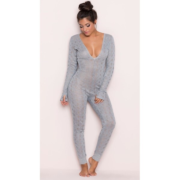 jumpsuit and sweater