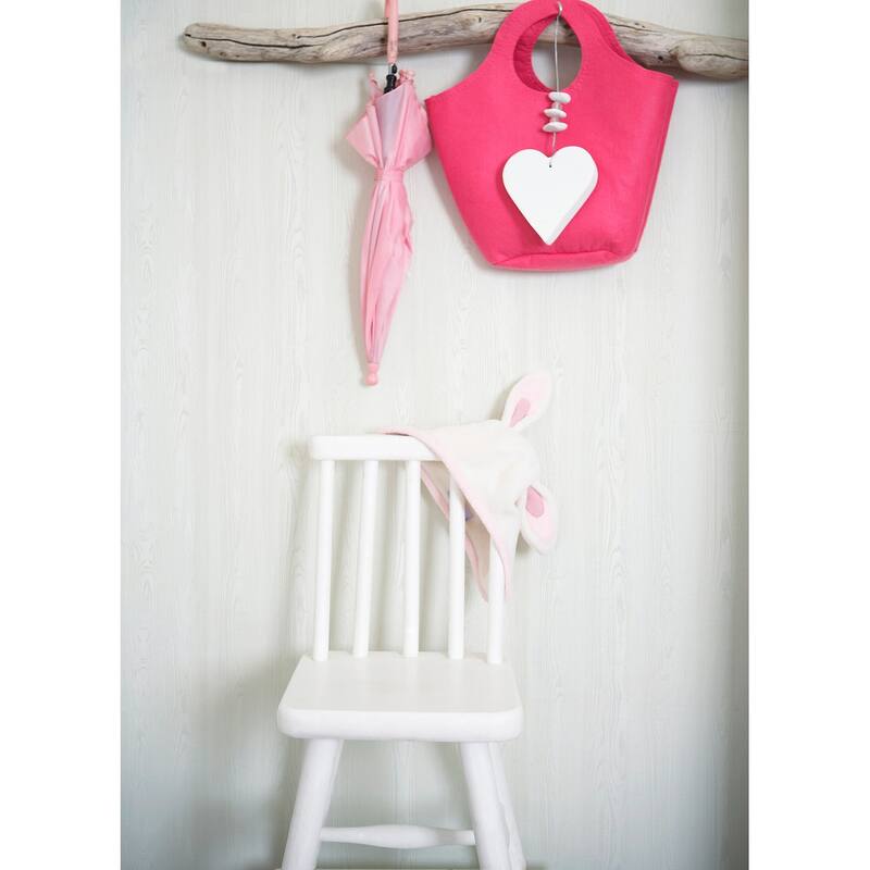 Chesapeake Elio White Wood Wallpaper - 20.9 x 396 x 0.025