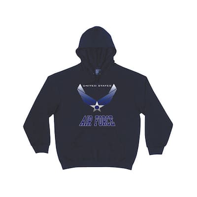 Fox Outdoor Casual Sweatshirt Mens Hood Air Force Navy 64-872