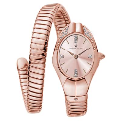 Christian Van Sant Women's Naga Rose Gold Dial Watch - CV0889 - Rose Gold - 6 (36)