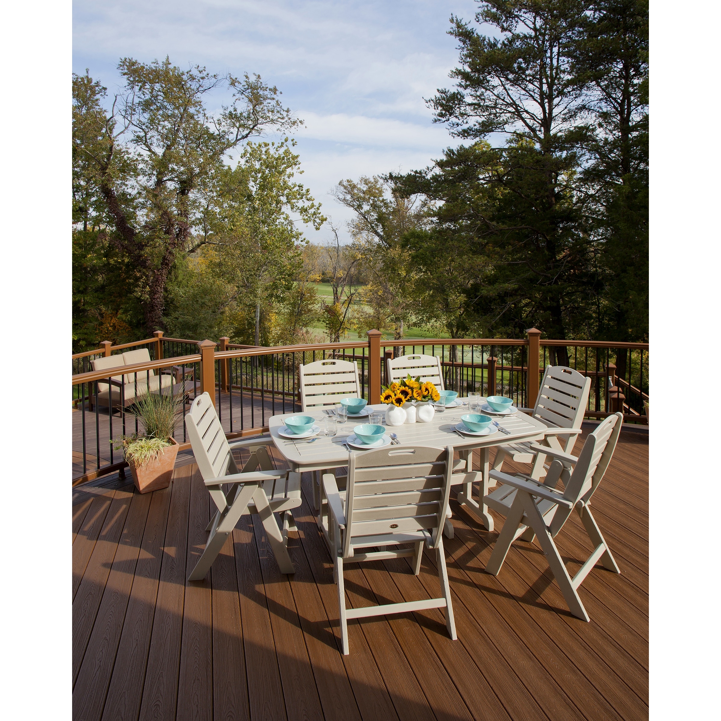 Trex patio table and chairs store