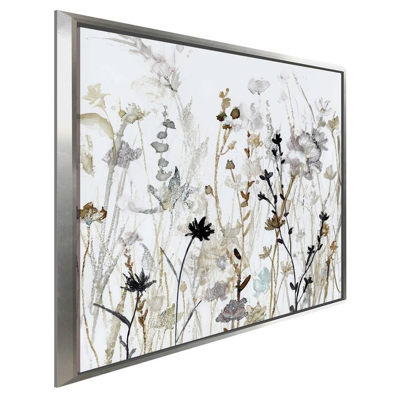 "Wildflower Mist II" by Carol Robinson Print on Floating Canvas