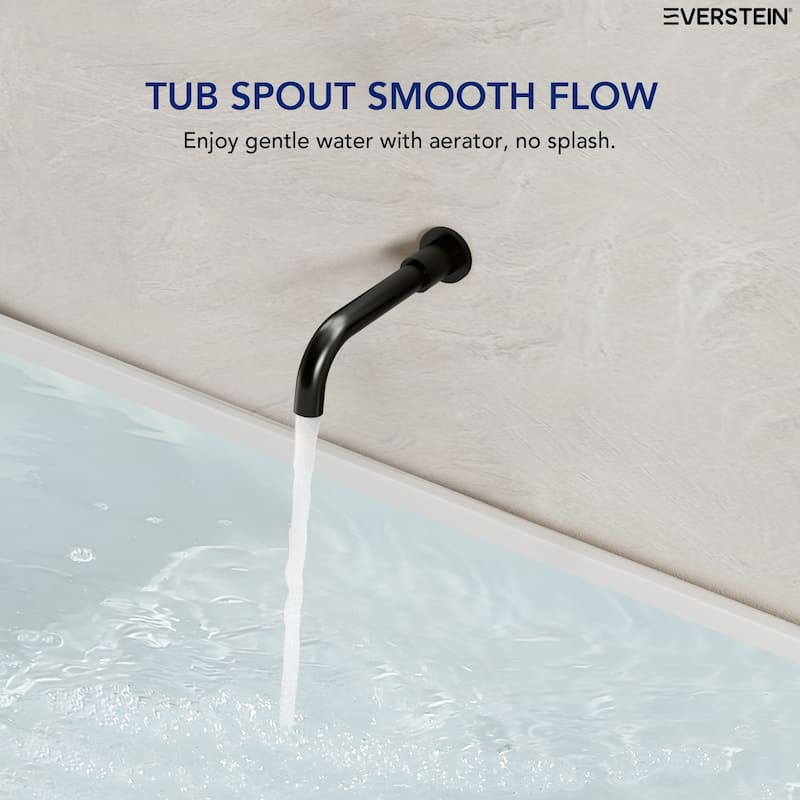 Wall-Mount Tub and Handheld Shower Faucet Set