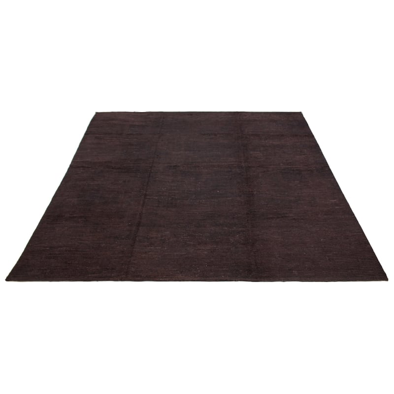 ECARPETGALLERY Hand-knotted Finest Peshawar Ziegler Brown Wool Rug - 10'8 x 11'10