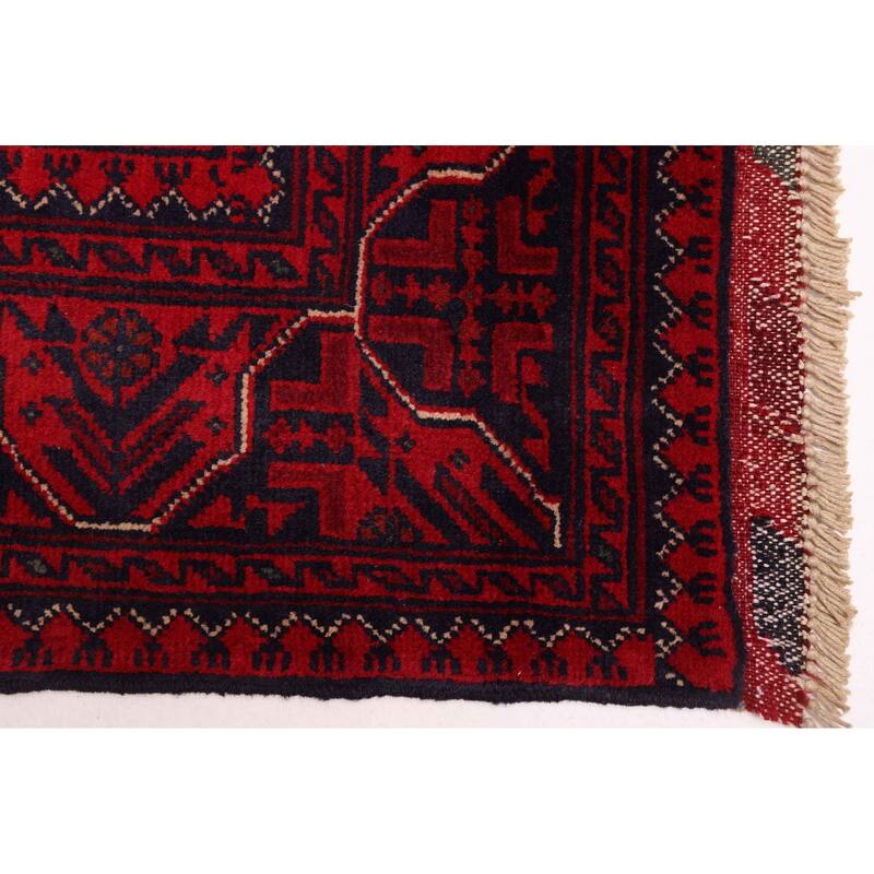 ECARPETGALLERY Hand-knotted Finest Khal Mohammadi Red Wool Rug - 4'6 x 6'7