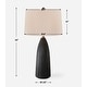 preview thumbnail 8 of 6, Uttermost Jett Black Table Lamp - 35'' H X 19'' W X 19'' D