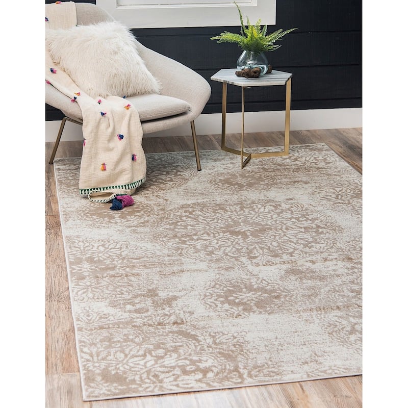 Transitional Fredo Collection Area Rug - 6'x9' - Beige