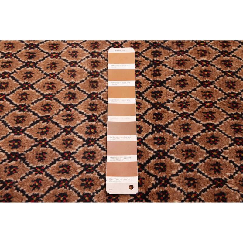 ECARPETGALLERY Hand-knotted Anatolian Vintage Brown Wool Rug - 4'11 x 9'2