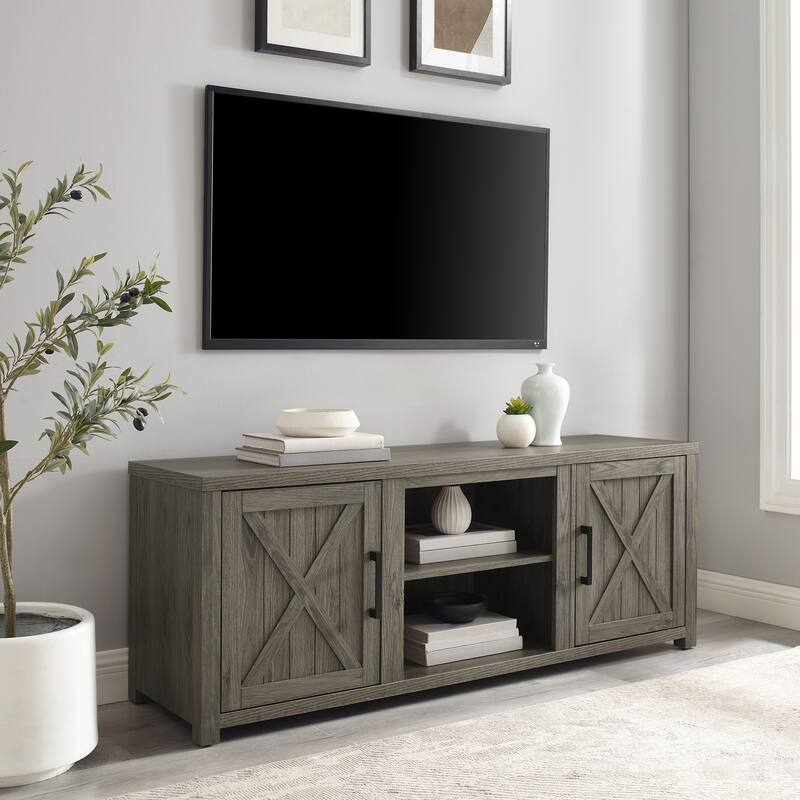 Crosley Gordon 58" Low Profile Tv Stand - 15.75"x58"x22"
