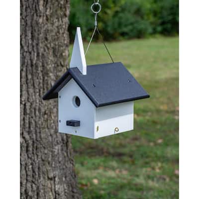 OUTDOOR LEISURE PRODUCTS Model GM31BKW Church Wren Bird House Made of High Density Poly Resin