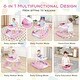 preview thumbnail 25 of 38, Honeyjoy 6 in 1 Baby Walker Adjustable Toddler Walker & Activity - See Details