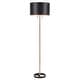 preview thumbnail 4 of 11, Silver Orchid Haver Metal Floor Lamp Black/Gold