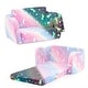 preview thumbnail 1 of 28, Costway 2-in-1 Kids Couch Folding Toddler Chair with Blanket Gift for - See Details Multicolor