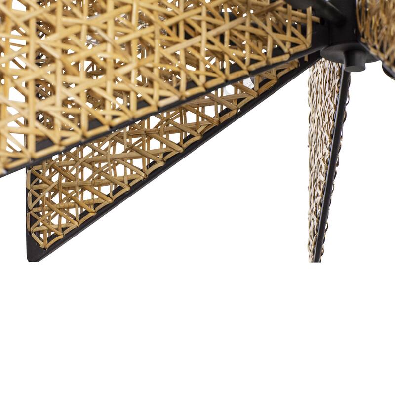 Varaluz Machina Chandelier - Matte Black/Sulihiya - 24"W x 21.75"H