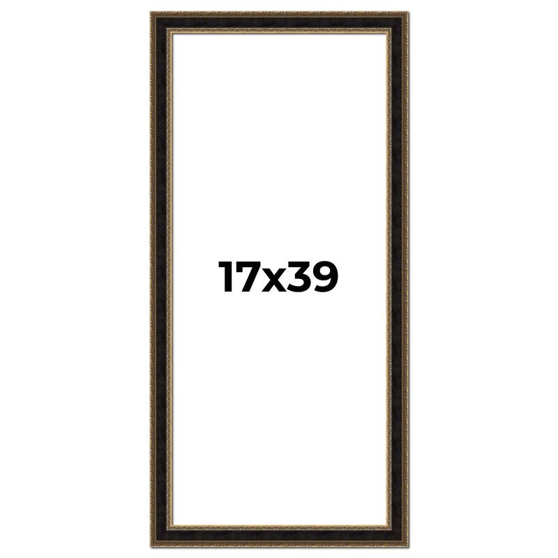 17x39 Frame Gold Antique Vintage Sold Wood Picture Frame | 1.75 Inch