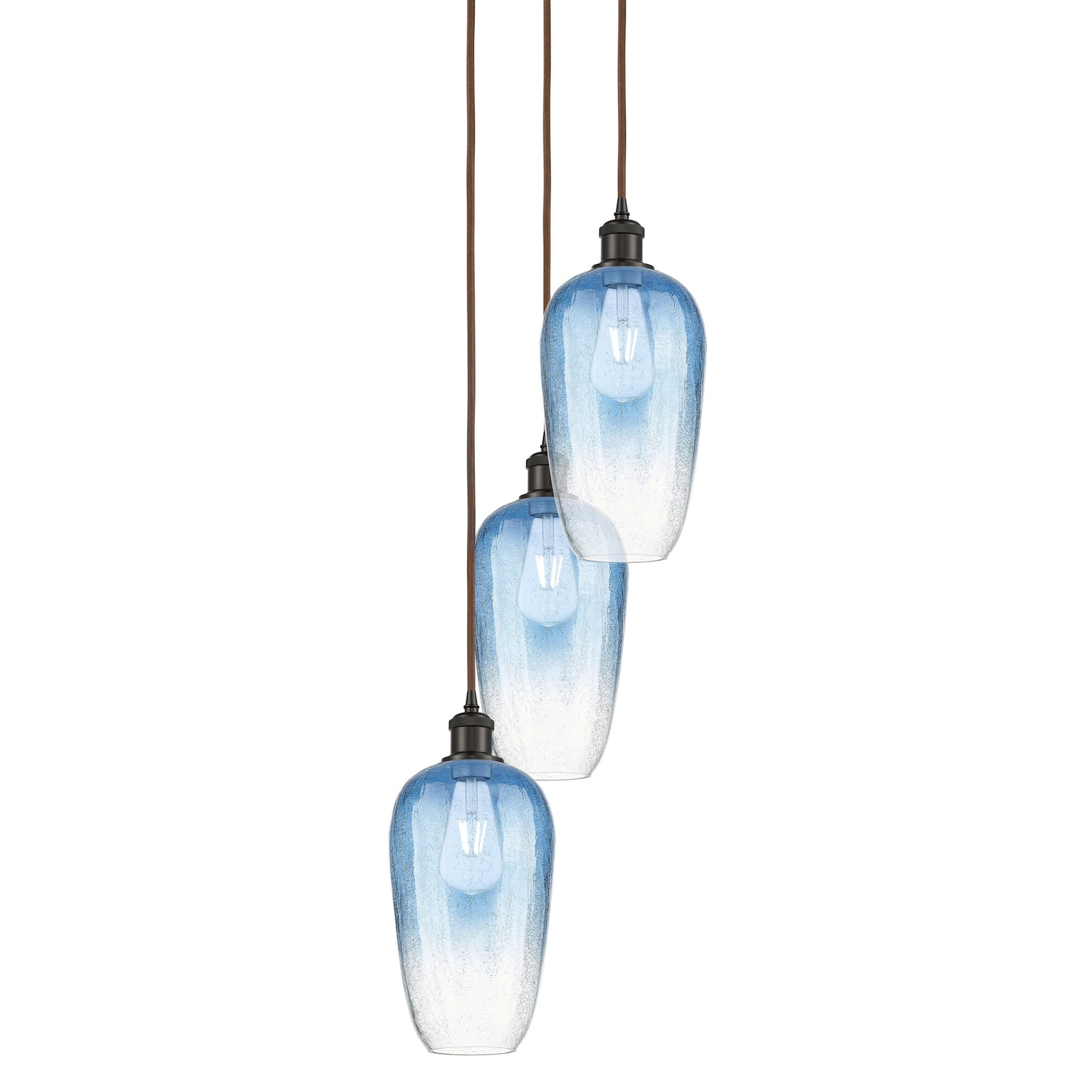 Innovations Lighting 113B-3P-46-14 Brookhaven Flute Pendant Brookhaven