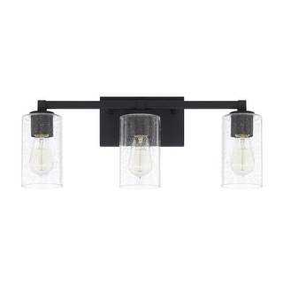 Ravenwood 3-light Black Iron Bath/ Vanity Fixture