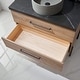 preview thumbnail 44 of 79, Trento Bath Vanity with Sintered Stone Top with Concrete Sink (R)