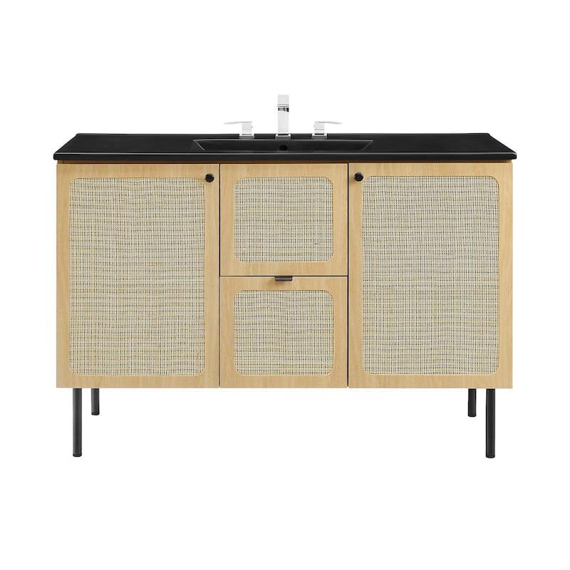 Chaucer Bathroom Vanity with Black Basin Included