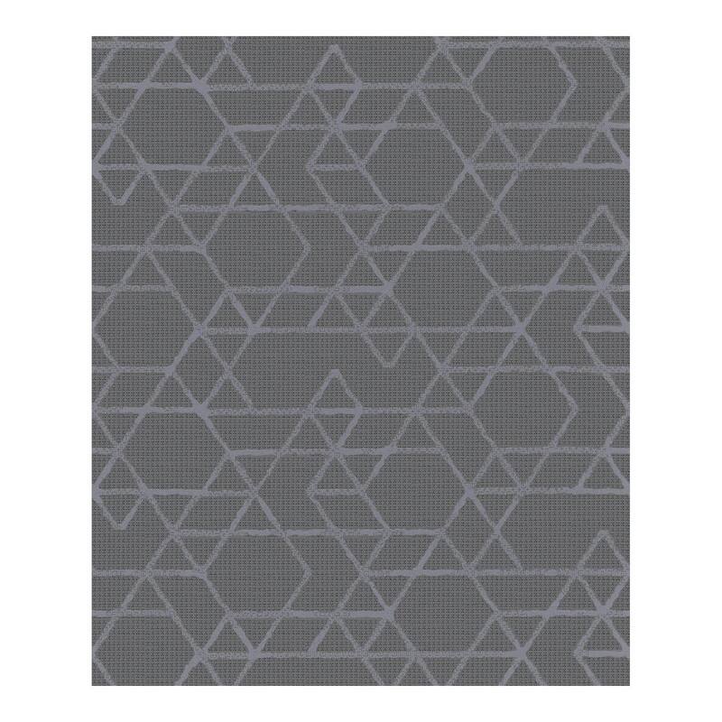 Marburg Montego Dark Grey Geometric Wallpaper - 20.5 x 396 x 0.025