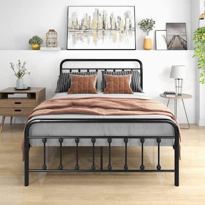 Classic Metal Pipe Bed Classic Retro Iron Frame Bed
