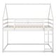 preview thumbnail 6 of 7, Twin over Twin Low Bunk Bed, House Bed with Ladder