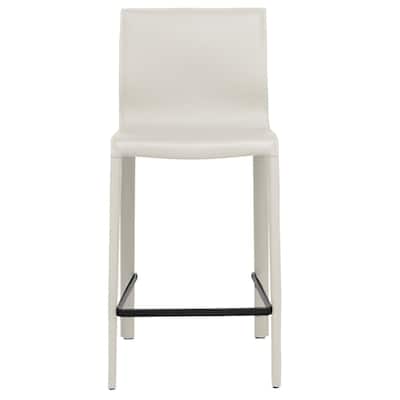 STAN Modern Leather Counter Stool