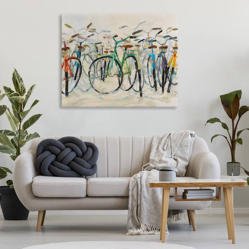Stupell Group of Bicycles Canvas Wall Art Design By Dusza