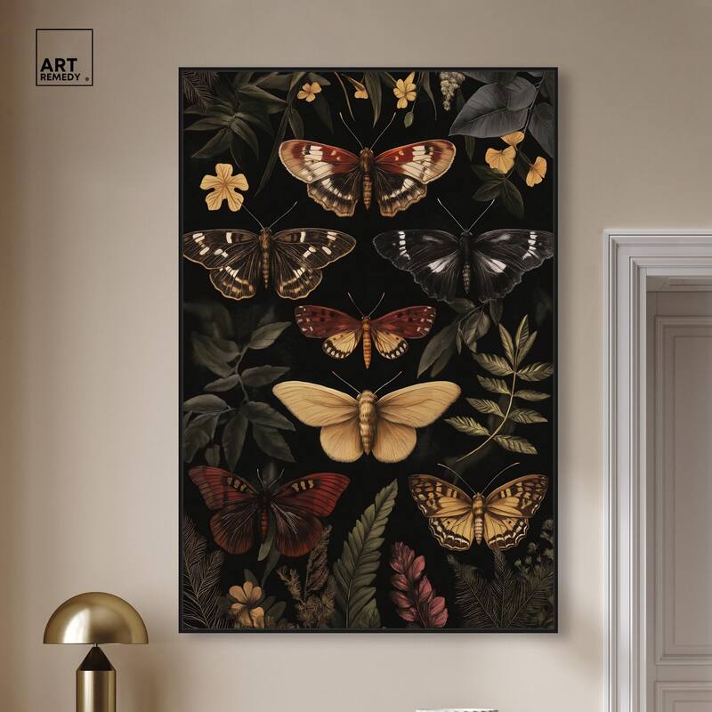 Winged Visitors III Canvas by Art Remedy