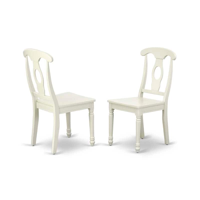 Country Cottage Dining Set 6pc - 60 Inch Table, 4 Chairs, Bench - Farmhouse Style