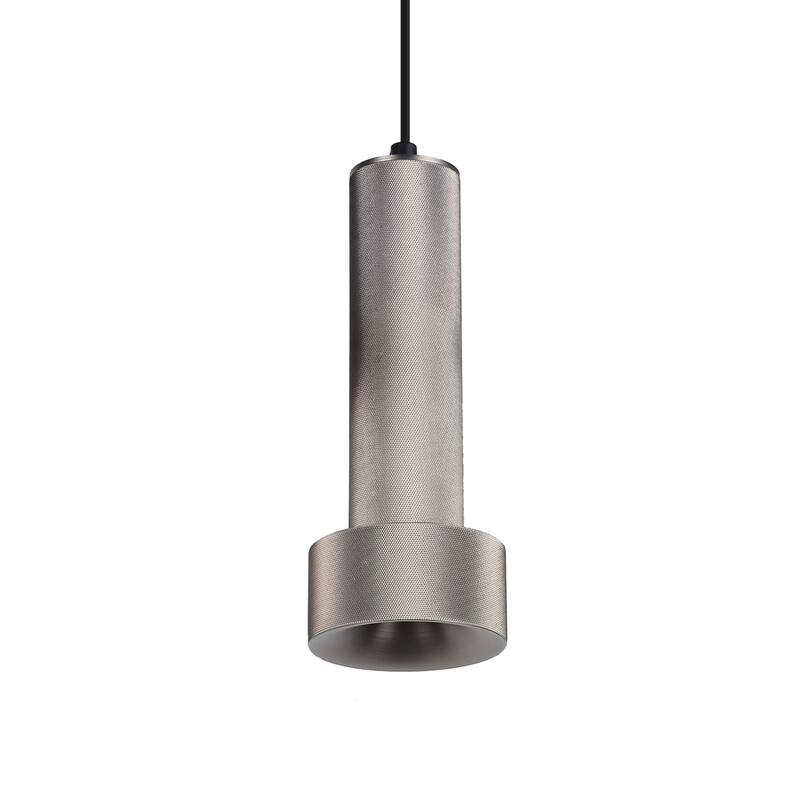 Avenue Lighting Cicada collection light gray and knurled aluminum