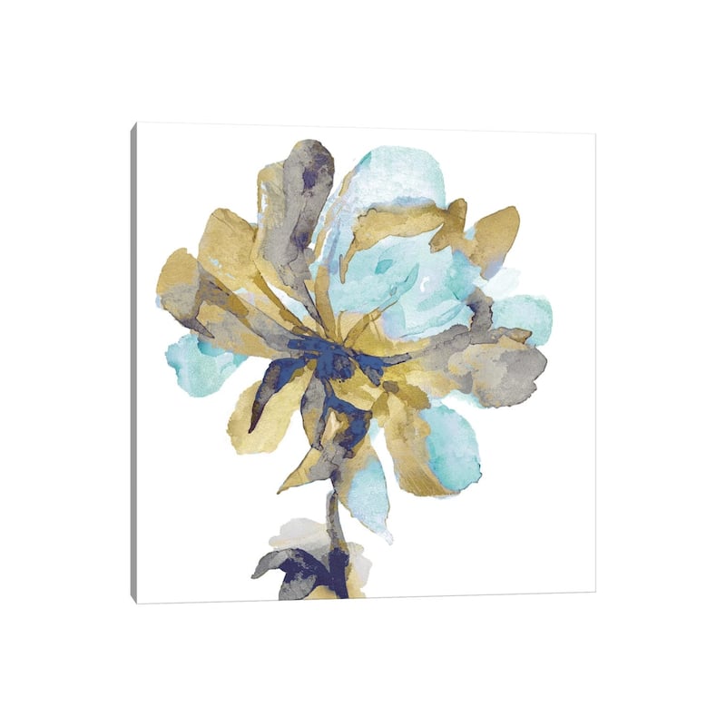 iCanvas "Fresh Bloom Aqua I" by Vanessa Austin Canvas Print