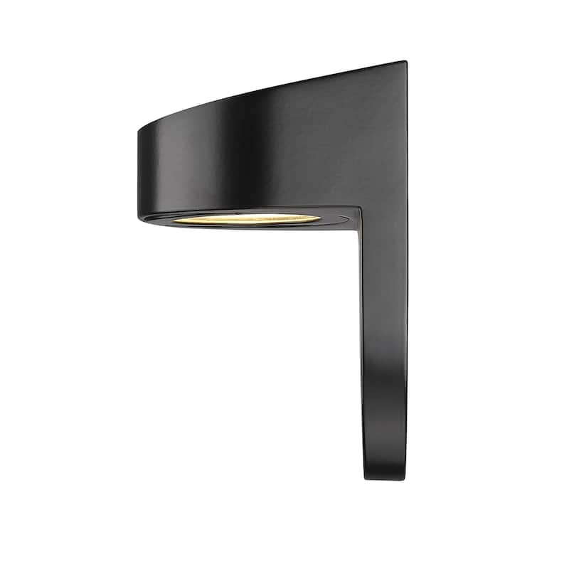 Millennium Lighting 1 Light Outdoor Wall Sconce in Powder Coat Black - 6.12 Inch
