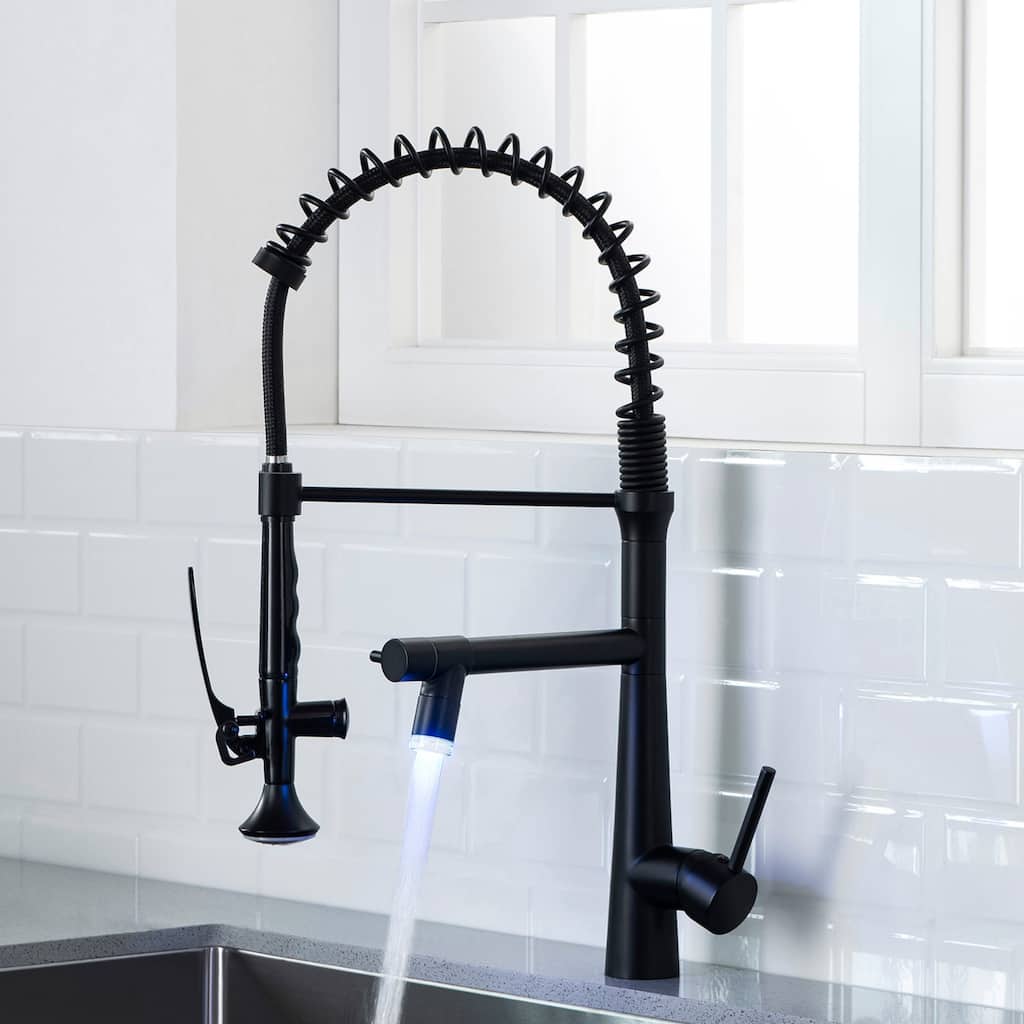 Pre-rinse kitchen faucet