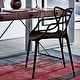 preview thumbnail 29 of 28, Modern Stackable Geometric Molded Dining Armchairs (Set of 2)