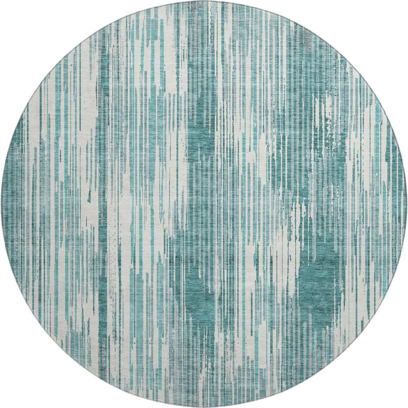 Premium Washable Super Soft Transitional Stripes Mayfield Rug